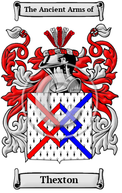 Thexton Family Crest/Coat of Arms