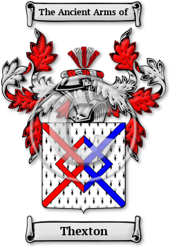 Thexton Family Crest Download (JPG) Legacy Series - 300 DPI