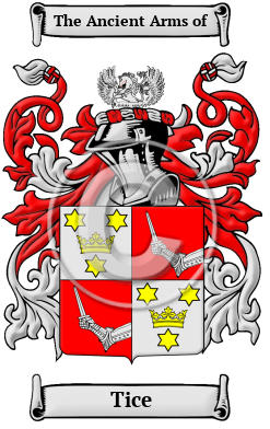 Tice Family Crest Download (JPG) Heritage Series - 600 DPI