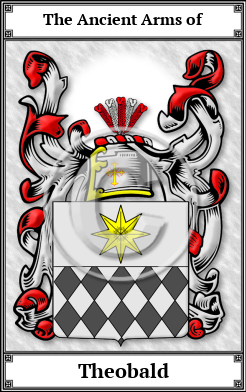 Theobald Family Crest Download (JPG)  Book Plated - 150 DPI