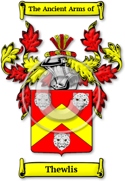 Thewlis Family Crest Download (jpg) Legacy Series - 150 DPI