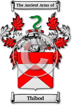 Thibod Family Crest Download (JPG) Legacy Series - 600 DPI