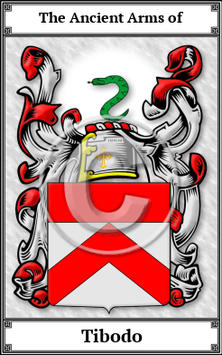 Tibodo Family Crest Download (JPG)  Book Plated - 150 DPI