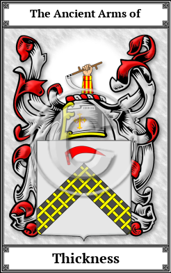 Thickness Family Crest Download (JPG)  Book Plated - 150 DPI