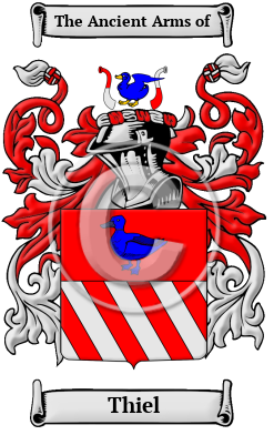 Thiel Family Crest Download (JPG) Heritage Series - 300 DPI