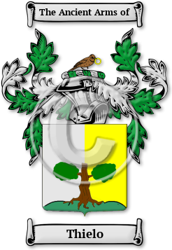 Thielo Family Crest Download (JPG) Legacy Series - 600 DPI