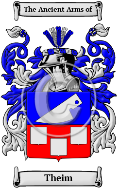 Theim Family Crest Download (JPG) Heritage Series - 600 DPI