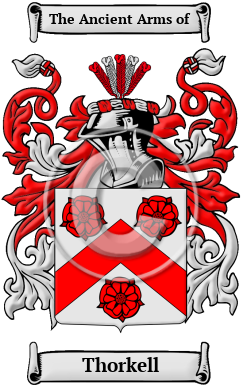 Thorkell Family Crest/Coat of Arms