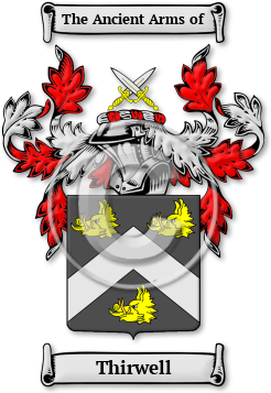Thirwell Family Crest Download (jpg) Legacy Series - 150 DPI