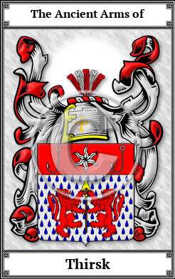 Thirsk Family Crest Download (JPG)  Book Plated - 150 DPI