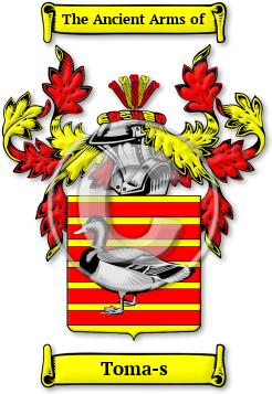 Toma-s Family Crest Download (jpg) Legacy Series - 150 DPI