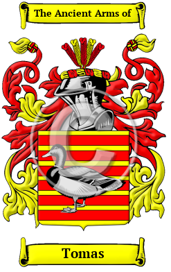 Tomas Family Crest Download (JPG) Heritage Series - 600 DPI