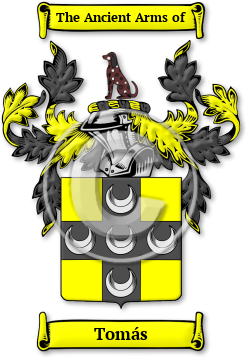 Tomás Family Crest Download (jpg) Legacy Series - 150 DPI