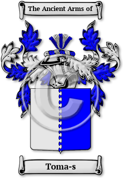 Toma-s Family Crest Download (jpg) Legacy Series - 150 DPI