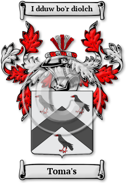Toma's Family Crest Download (jpg) Legacy Series - 150 DPI