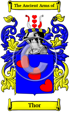 Thor Family Crest Download (JPG) Heritage Series - 600 DPI