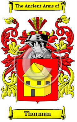 Thurman Family Crest/Coat of Arms