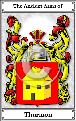 Thurmon Family Crest Download (JPG)  Book Plated - 150 DPI