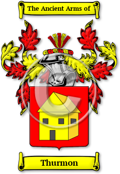 Thurmon Family Crest Download (jpg) Legacy Series - 150 DPI