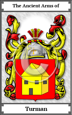 Turman Family Crest Download (JPG)  Book Plated - 150 DPI