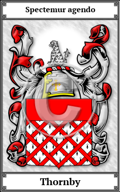 Thornby Family Crest Download (JPG)  Book Plated - 150 DPI