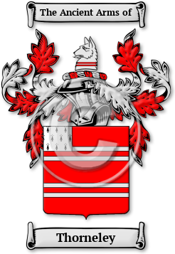 Thorneley Family Crest Download (jpg) Legacy Series - 150 DPI