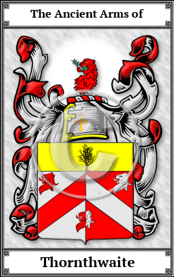 Thornthwaite Family Crest Download (JPG)  Book Plated - 150 DPI