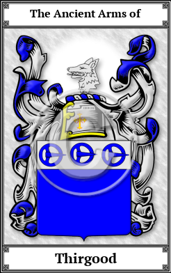 Thirgood Family Crest Download (JPG) Book Plated - 600 DPI