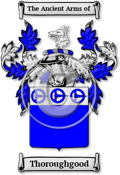 Thoroughgood Family Crest Download (jpg) Legacy Series - 150 DPI