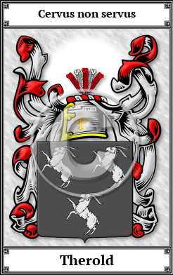 Therold Family Crest Download (JPG)  Book Plated - 150 DPI
