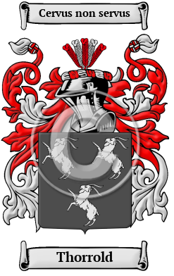 Thorrold Family Crest/Coat of Arms