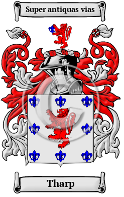 Tharp Family Crest/Coat of Arms