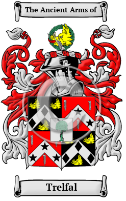 Trelfal Family Crest/Coat of Arms