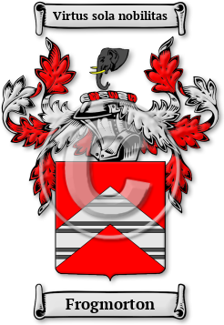 Frogmorton Family Crest Download (jpg) Legacy Series - 150 DPI
