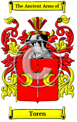 Toren Family Crest Download (JPG) Heritage Series - 600 DPI