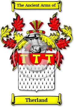 Therland Family Crest Download (jpg) Legacy Series - 150 DPI