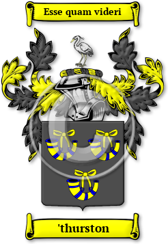 'thurston Family Crest Download (JPG) Legacy Series - 600 DPI