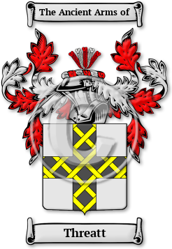 Threatt Family Crest Download (jpg) Legacy Series - 150 DPI