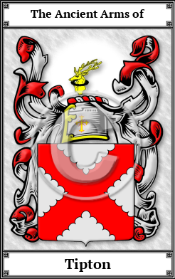 Tipton Family Crest Download (JPG)  Book Plated - 150 DPI