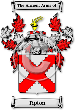 Tipton Family Crest Download (jpg) Legacy Series - 150 DPI
