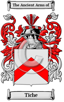 Tiche Family Crest Download (jpg) Heritage Series - 150 DPI