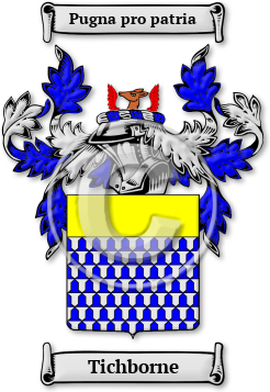 Tichborne Family Crest Download (jpg) Legacy Series - 150 DPI