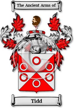 Tidd Family Crest Download (jpg) Legacy Series - 150 DPI