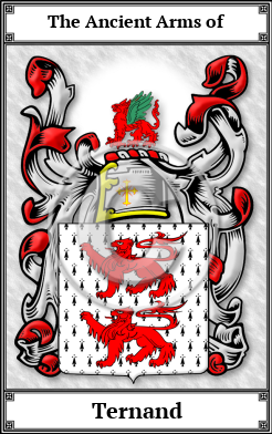 Ternand Family Crest Download (JPG)  Book Plated - 150 DPI