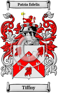 Tiffny Family Crest/Coat of Arms
