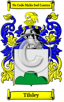 Tilsley Family Crest Download (jpg) Heritage Series - 150 DPI