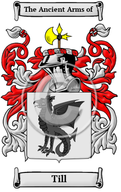 Till Family Crest Download (JPG) Heritage Series - 600 DPI
