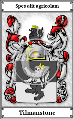 Tilmanstone Family Crest Download (JPG) Book Plated - 600 DPI