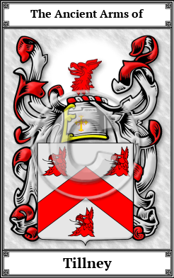 Tillney Family Crest Download (JPG)  Book Plated - 150 DPI