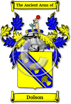 Dolson Family Crest Download (jpg) Legacy Series - 150 DPI